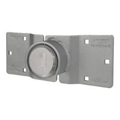 2-7/8in (73mm) Solid Steel Rekeyable 6-Pin Tumbler Hidden Shackle Padlock with Attached High Security Hasp, Keyed Alike