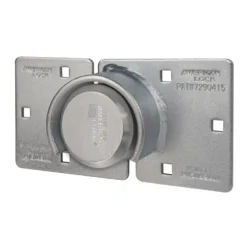 2-7/8in (73mm) Solid Steel Rekeyable 6-Pin Tumbler Hidden Shackle Padlock with Attached High Security Hasp, Keyed Alike
