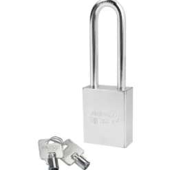 1-3/4in (44mm) Solid Steel Rekeyable Tubular Cylinder Padlock with 3in (76mm) Shackle