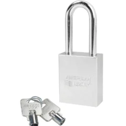 1-3/4in (44mm) Solid Steel Rekeyable Tubular Cylinder Padlock with 2in (51mm) Shackle, Keyed Alike