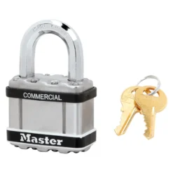 2in (51mm) Wide Commercial Magnum Laminated Steel Padlock with Stainless Steel Body Cover