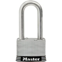 1-3/4in (44mm) Wide Laminated Stainless Steel Pin Tumbler Padlock with 2in (51mm) Shackle