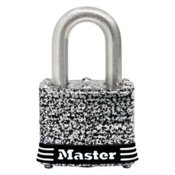1-9/16in (40mm) Wide Laminated Stainless Steel Pin Tumbler Padlock with 3/4in (19mm) Shackle