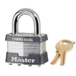 1-3/4in (44mm) Wide Laminated Steel Pin Tumbler Padlock