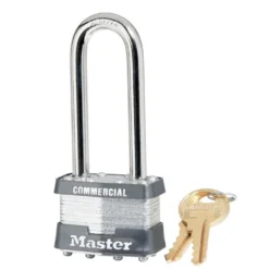 1-3/4in (44mm) Wide Laminated Steel Pin Tumbler Padlock with 2-1/2in (64mm) Shackle, Keyed Alike