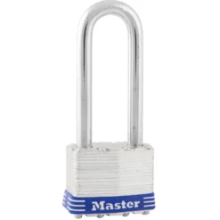 1-3/4in (44mm) Wide Laminated Steel Pin Tumbler Padlock with 2-1/2in (64mm) Shackle