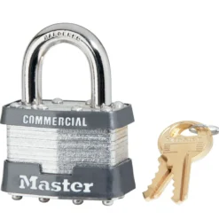 1-3/4in (44mm) Wide Laminated Steel Rekeyable Pin Tumbler Padlock