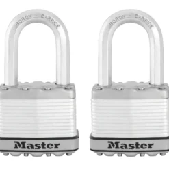 2in (51mm) Wide Magnum® Laminated Steel Padlock with 1-1/2in (38mm) Shackle; 2-Pack
