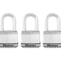2in (51mm) Wide Magnum® Laminated Steel Padlock with 1-1/2in (38mm) Shackle; 3-Pack