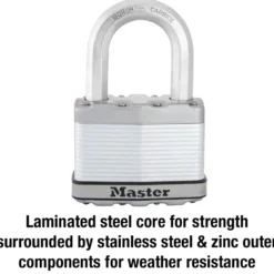 2-1/2in (64mm) Wide Magnum® Laminated Steel Padlock