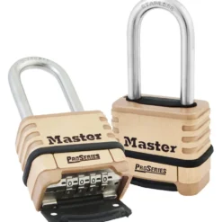 2-1/4in (57mm) Wide ProSeries® Brass Resettable Combination Padlock with 2-1/16in (53mm) Round Shackle