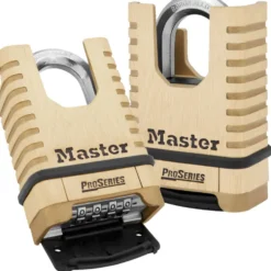 2-1/4in (57mm) Wide ProSeries® Shrouded Brass Resettable Combination Padlock