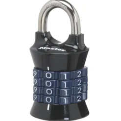 1-1/2in (38mm) Wide Set Your Own Combination Padlock; Assorted Colors