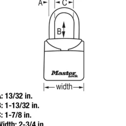 2-3/4in (70mm) Wide Set Your Own Combination Portable Lock Box