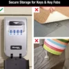 2-7/8in (72mm) Wide Set Your Own Combination Light Up Dial Wall Mount Lock Box