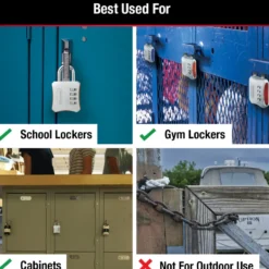 2in (51mm) Wide Set Your Own Combination Padlock