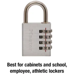 1-9/16in (40mm) Wide Set Your Own WORD Combination Padlock