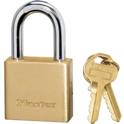 1-1/2in (38mm) Wide Solid Brass Body Padlock