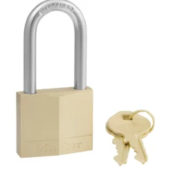 1-9/16in (40mm) Wide Solid Brass Body Padlock with 1-1/2in (38mm) Shackle