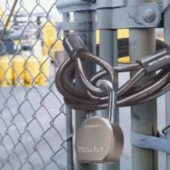 2-1/2in (64mm) Wide Solid Steel Body Padlock with 2in (51mm) Shackle