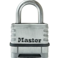 2-1/4in (57mm) Wide Stainless Steel Padlock with 1-1/16in (27mm) Shackle, Set Your Own Combination