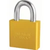 2in (51mm) Yellow Solid Aluminum BumpStop® Rekeyable Pin Tumbler Padlock