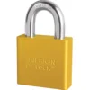 2in (51mm) Yellow Solid Aluminum Rekeyable 6-Pin Tumbler Padlock