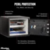 Master Lock Black Premium 2-Hour Fireproof Safe with Digital Keypad, .82 cu-ft, STW082GTCML