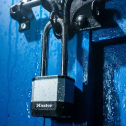 Master Lock Elite™ Heavy Duty Lock with Hardened Boron Steel Shackle, 1-3/4 in. (44mm) wide, 2-1/2 in. (64mm) Shackle