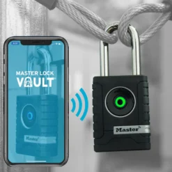 Outdoor Bluetooth® Padlock with 2 Inch Boron Alloy Shackle