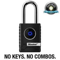 Outdoor Bluetooth® Padlock with 2 Inch Boron Alloy Shackle