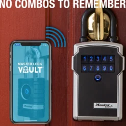Portable Bluetooth® Lock Box for Keys with 1-13/16 in (46 mm) Shackle