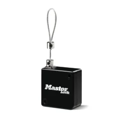Retractable Key Tether for Lock Boxes, Retractable Steel Cable, 36 in
