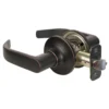 Return Style Hall and Closet Door Lever; Aged Bronze