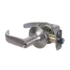 Return Style Lever Entry Door Lock; Satin Nickel, KW1