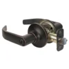 Return Style Lever Privacy Door Lock; Aged Bronze