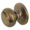 Rusk Style Dummy Knob; Antique Brass