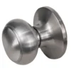 Rusk Style Dummy Knob; Satin Nickel