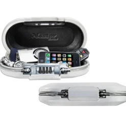 Set Your Own Combination Portable Personal Safe; White