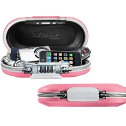 Set Your Own Combination Portable Personal Safe; Pink