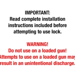 Set Your Own Combination Trigger Lock, Fits Most Firearms