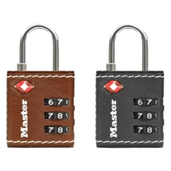 Set Your Own Combination TSA Lock, Assorted Colors, 1-1/4 in Wide