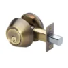 Single Cylinder Deadbolt; Antique Brass, WR3/5
