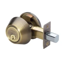 Single Cylinder Deadbolt; Antique Brass, WR3/5
