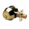 Single Cylinder Deadbolt; Polished Brass, WR3/5