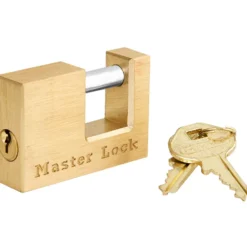 Solid Brass Coupler Latch Lock with 3/4in (19mm) Shackle