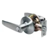 Straight Style Lever Entry Door Lock; Satin Nickel, WK2