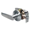 Straight Style Lever Passage Door Lock; Satin Nickel