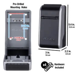 5481THRD - Wall Mount Lock Box with Key Tether