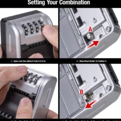 5481THRD - Wall Mount Lock Box with Key Tether
